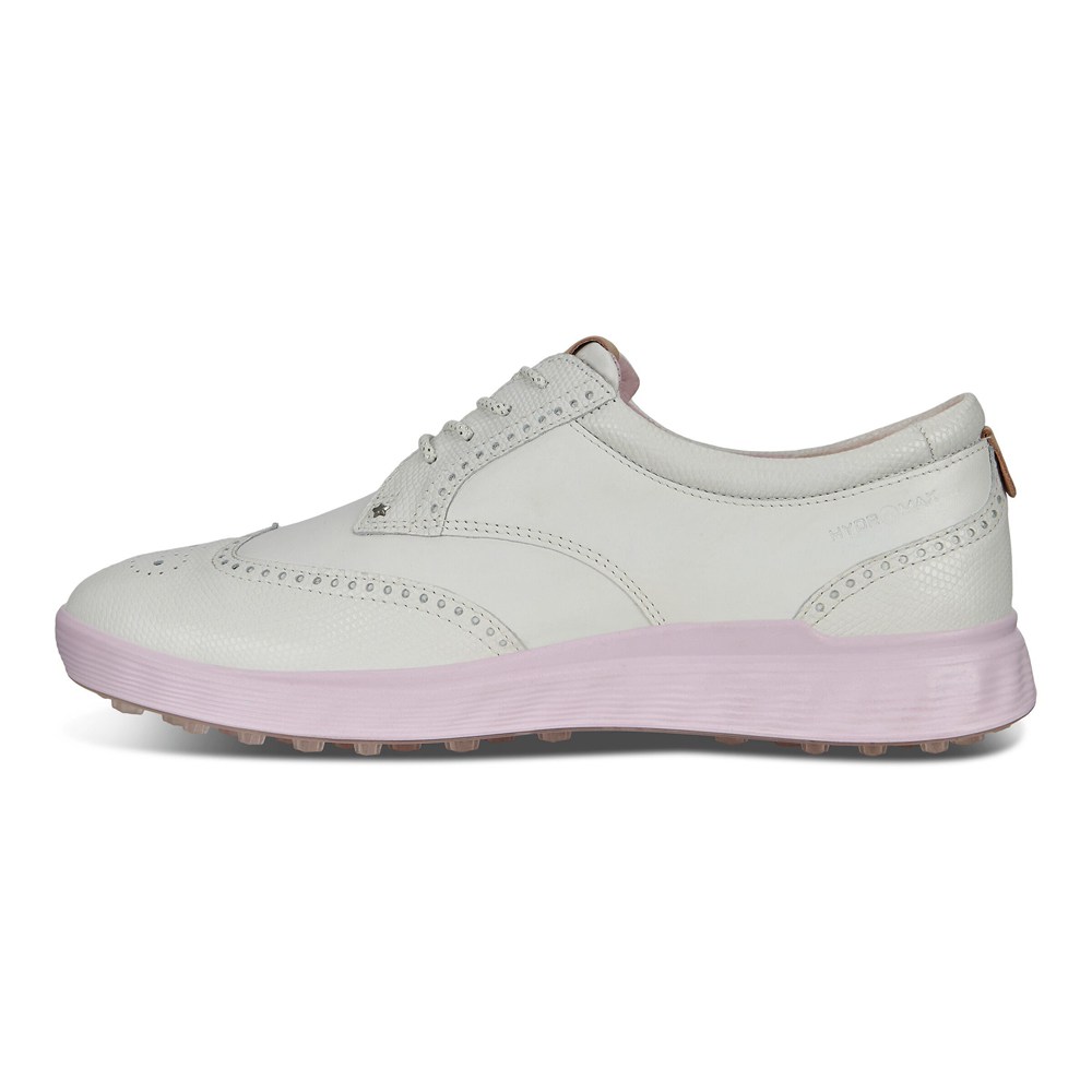 ECCO Womens Golf Shoes White - Spikeless S-Classic - EXS-329108